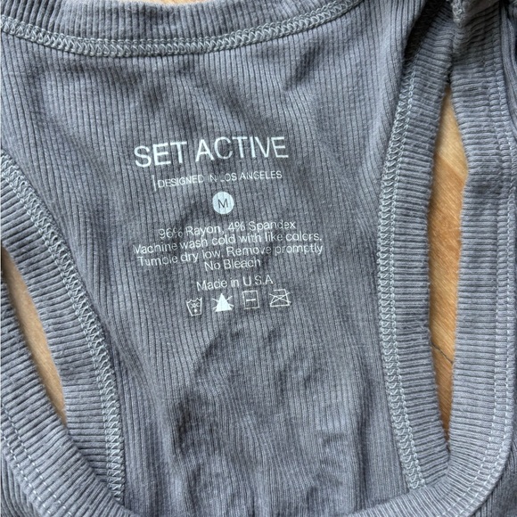 Trio of Tank Tops - Gray, Dark Gray, and Cream - Picture 3 of 4